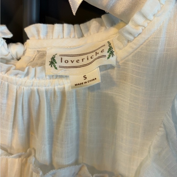 Love Riche White Ruffle Dress - Picture 3 of 3